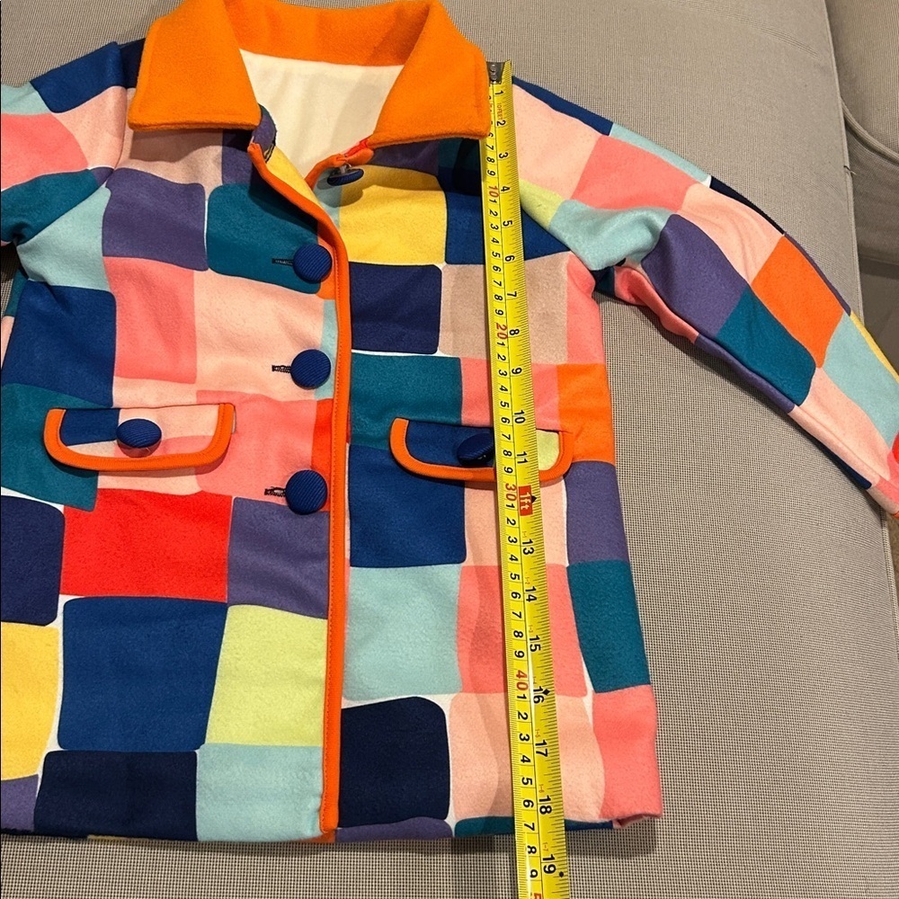 Mini BERNI Color Block Coat Childs size 3 to 4 years - Picture 6 of 13